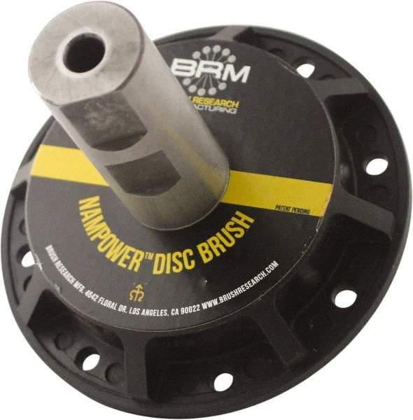 Brush Research Mfg. - 31/32" Arbor Hole to 0.968" Shank Diam Sidelock Collet - For 4, 5 & 6" NamPower Disc Brushes, Attached Spindle, Flow Through Spindle - Eagle Tool & Supply