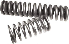 Associated Spring Raymond - 38.1mm OD, 7.62mm Wire, 304.8mm Free Length, Compression Spring - 550 Lb Spring Rating, 4403.52 N Max Work Load, Chrome Alloy Steel - Eagle Tool & Supply