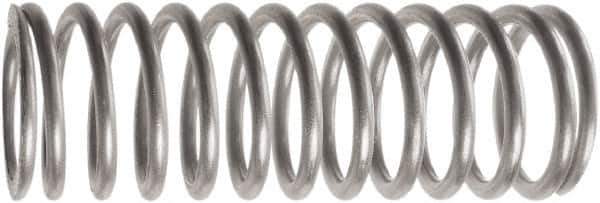 Associated Spring Raymond - 44mm OD, 4mm Wire, 160mm Free Length, Compression Spring - 27.4 Lb Spring Rating, 532.5 N Max Work Load, Music Wire - Eagle Tool & Supply