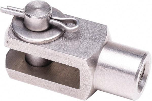 Associated Spring Raymond - 7.92mm Zinc Plated End Fitting - For Hydraulic Dampers & Gas Springs - Eagle Tool & Supply