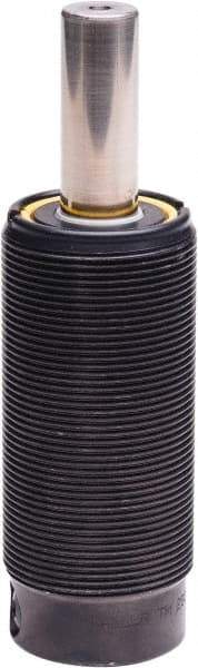 Associated Spring Raymond - 15mm Rod Diam, 35.4mm Diam, 25mm Max Stroke, Nitrogen Gas Spring Cylinder - 75mm Body Length, 100mm OAL, 765 Lb Full Stroke Spring Force, 725 psi Initial Charge - Eagle Tool & Supply