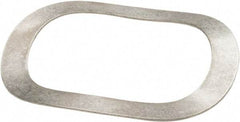 Associated Spring Raymond - 98.81mm ID x 126.92mm OD, Grade 1074 High Carbon Steel Triple Wave Washer - 1.27mm Thick, 9.02mm Overall Height, 4.65mm Deflection, 145 Lb at Deflection - Eagle Tool & Supply