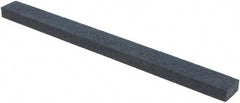 Made in USA - 150 Grit Silicon Carbide Rectangular Polishing Stone - Medium Grade, 1/2" Wide x 6" Long x 1/4" Thick - Eagle Tool & Supply