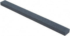 Made in USA - 180 Grit Silicon Carbide Rectangular Polishing Stone - Medium Grade, 1/2" Wide x 6" Long x 1/4" Thick - Eagle Tool & Supply