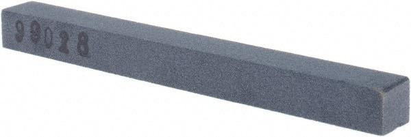 Made in USA - 3/8" Wide x 4" OAL x 3/8" Thick, Silicon Carbide Sharpening Stone - Square, Fine Grade, 280 Grit - Eagle Tool & Supply