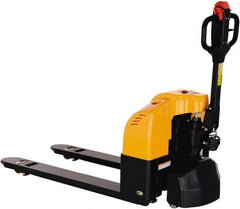 Vestil - 3,300 Lb Capacity, 7.78" Lift Electric Pallet Truck - 3.2" Min Lift Height, 48" Fork Length x 6-1/4" Fork Width, 28" Overall Width - Eagle Tool & Supply