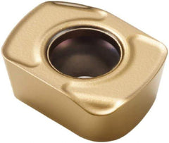 Seco - LPHT060310 ME05 Grade F40M Carbide Milling Insert - TiAlN/TiN Finish, 1/8" Thick - Eagle Tool & Supply
