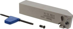 Iscar - External Thread, 0.3937" Max Depth of Cut, 1.5mm Min Groove Width, 135mm OAL, Right Hand Indexable Grooving Cutoff Toolholder - 25mm Shank Height x 25mm Shank Width, PENTA 34.. Insert Style, PCH Toolholder Style, Series PentaCut - Eagle Tool & Supply