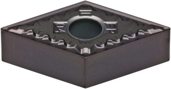 Kennametal - DNMG432 FP Grade KCU10 Carbide Turning Insert - AlTiN Finish, 55° Diamond, 1/2" Inscr Circle, 3/16" Thick, 1/32" Corner Radius - Eagle Tool & Supply