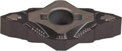 Kennametal - DNMG433 CT Grade KCU10 Carbide Turning Insert - AlTiN Finish, 55° Diamond, 1/2" Inscr Circle, 3/16" Thick, 3/64" Corner Radius - Eagle Tool & Supply