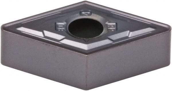 Kennametal - DNMG433 RP Grade KCU10 Carbide Turning Insert - AlTiN Finish, 55° Diamond, 1/2" Inscr Circle, 3/16" Thick, 3/64" Corner Radius - Eagle Tool & Supply