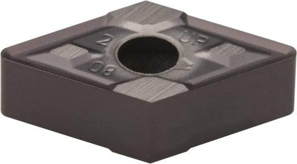 Kennametal - DNMG432 UP Grade KCU10 Carbide Turning Insert - AlTiN Finish, 55° Diamond, 1/2" Inscr Circle, 3/16" Thick, 1/32" Corner Radius - Eagle Tool & Supply