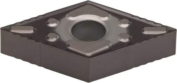 Kennametal - DNMG431 14 Grade KCU10 Carbide Turning Insert - AlTiN Finish, 55° Diamond, 1/2" Inscr Circle, 3/16" Thick, 1/64" Corner Radius - Eagle Tool & Supply