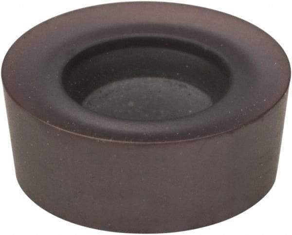 Kennametal - RCGT1204M0 HP Grade KCU10 Carbide Turning Insert - AlTiN Finish, Round, 12mm Inscr Circle, 3/16" Thick - Eagle Tool & Supply