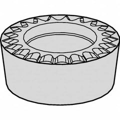 RCMT0803M0MP KCS10B Carbide Turning Insert AlTiN Finish, 8mm Inscribed Circle, 1/8″ Thick, Round