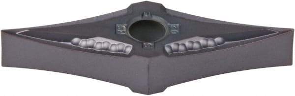 Kennametal - VNMG432 MS Grade KCU25 Carbide Turning Insert - AlTiN Finish, 35° Diamond, 1/2" Inscr Circle, 3/16" Thick, 1/32" Corner Radius - Eagle Tool & Supply