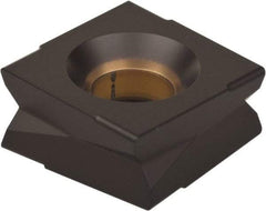 Kennametal - C8FIX1205 RN Grade KCP40 Carbide Turning Insert - TiN Finish, 0.358" Inscr Circle, 0.2598 Thick, 0.0197" Corner Radius - Eagle Tool & Supply