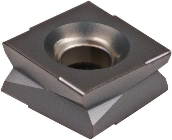 Kennametal - C8FIX1506 RN Grade KCU25 Carbide Turning Insert - AlTiN Finish, 0.358" Inscr Circle, 0.2598 Thick, 0.0197" Corner Radius - Eagle Tool & Supply