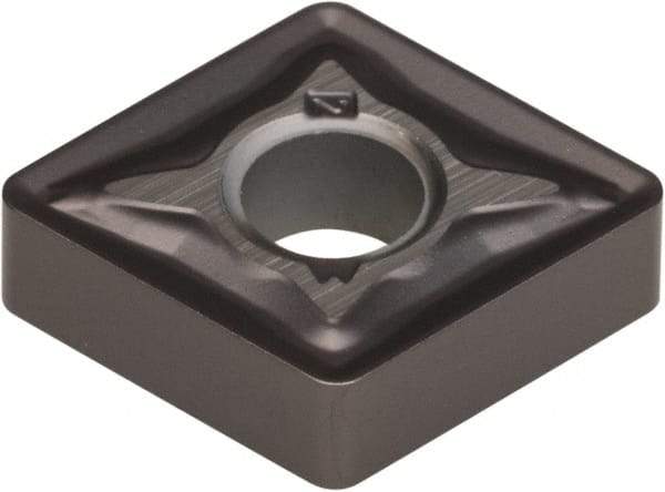 Kennametal - CNMG643 MP Grade KCU25 Carbide Turning Insert - AlTiN Finish, 80° Diamond, 3/4" Inscr Circle, 1/4" Thick, 3/64" Corner Radius - Eagle Tool & Supply