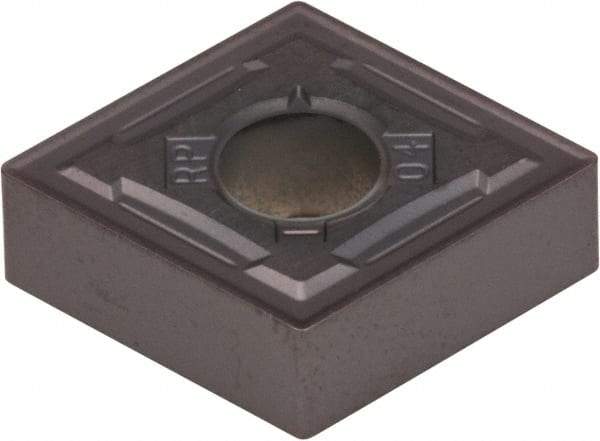 Kennametal - CNMG643 RP Grade KCU10 Carbide Turning Insert - AlTiN Finish, 80° Diamond, 3/4" Inscr Circle, 1/4" Thick, 3/64" Corner Radius - Eagle Tool & Supply