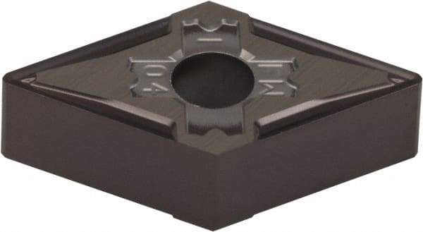 Kennametal - DNMG442 FW Grade KCU10 Carbide Turning Insert - AlTiN Finish, 55° Diamond, 1/2" Inscr Circle, 1/4" Thick, 1/64" Corner Radius - Eagle Tool & Supply