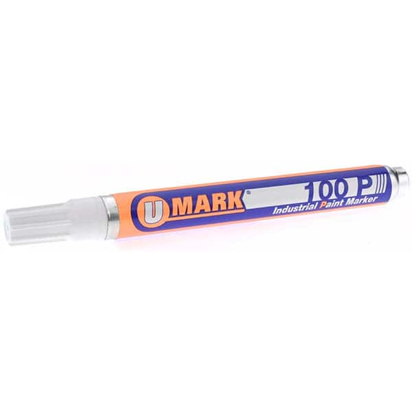 Value Collection - Markers & Paintsticks Type: Paint Marker Color: White - Eagle Tool & Supply