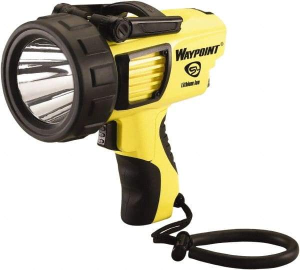 Streamlight - White LED Bulb, 1,000 Lumens, Spotlight/Lantern Flashlight - Yellow Plastic Body, 1 CR123A Lithium-Ion Battery Included - Eagle Tool & Supply