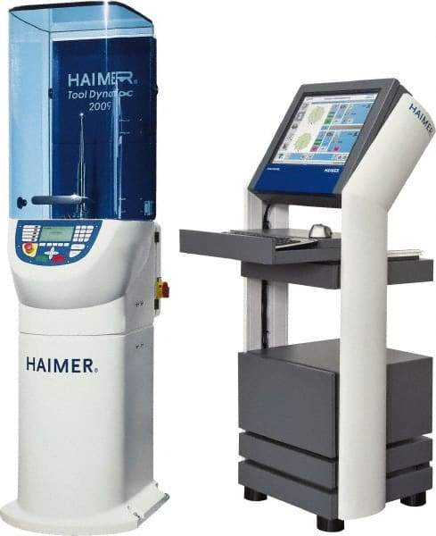 HAIMER - 43" Long x 32" Wide x 32" High, 32" Diam Capacity, 120V Power Source, Balancing Machine - 30" Height Measuring Capacity, HSK, SK, BT, CAT, BBT, Capto, KM - Eagle Tool & Supply