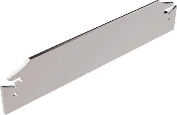 Seco - 0.984" Blade Height, 0.047" Blade Width, 5.91" OAL, Left Hand Cut, Double End Indexable Cut-Off Blade - 150.10A Blade, 150.10 Series - Eagle Tool & Supply