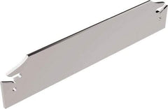 Seco - 0.984" Blade Height, 0.071" Blade Width, 5.91" OAL, Neutral Cut, Double End Indexable Cut-Off Blade - 150.10A Blade, 150.10 Series - Eagle Tool & Supply