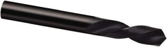 Guhring - 15/64" 118° Spiral Flute High Speed Steel Screw Machine Drill Bit - Bright Finish, Left Hand Cut, 28mm Flute Length, 66mm OAL, Cone Relief Point, Straight Shank - Eagle Tool & Supply