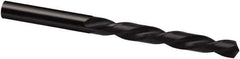 Guhring - 11.9mm 118° High Speed Steel Jobber Drill - Bright Finish, Left Hand Cut, Spiral Flute, 151mm OAL, Cone Relief Point - Eagle Tool & Supply