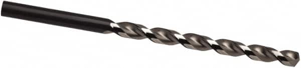 Taper Length Drill Bit: 0.2244″ Dia, 130 ° Bright/Uncoated, RH Cut, Parabolic Flute, Cylindrical Shank, Series 535