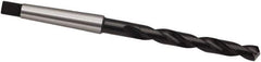 Guhring - 3/4", 2MT 118° Point Cobalt Taper Shank Drill Bit - Oxide Finish, 140mm Flute Length, 238mm OAL, Spiral Flute, Series 345 - Eagle Tool & Supply