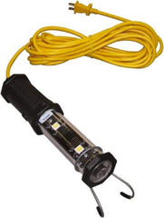 Made in USA - 120 VAC, 4 Watt, Electric, LED Portable Handheld Work Light - 25' Cord, 1 Head - Eagle Tool & Supply