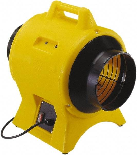 Schaefer Ventilation Equipment - 8" Inlet, Electric AC Ventilation Fan - 0.25 hp, 749 CFM, 220 Max Voltage Rating - Eagle Tool & Supply