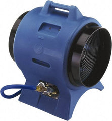 Schaefer Ventilation Equipment - 12" Inlet, Pneumatic Ventilation Fan - 1.5 hp, 2,063 CFM, Explosion Proof, 220 Max Voltage Rating - Eagle Tool & Supply