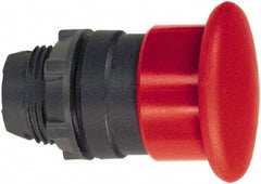 Schneider Electric - 22mm Mount Hole, Extended Mushroom Head, Pushbutton Switch Only - Round, Red Pushbutton, Nonilluminated, Momentary (MO) - Eagle Tool & Supply