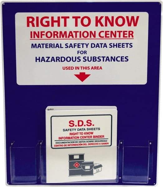 NMC - 24" Wide x 30" High, Compliance Center - English - Eagle Tool & Supply