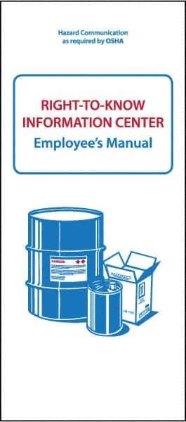 NMC - 3-3/4" Wide x 30" High, Employee Manual - English - Eagle Tool & Supply