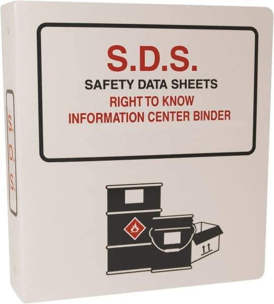 NMC - 11" Wide x 11-1/2" High, Ring Binder - 3 Rings, English - Eagle Tool & Supply