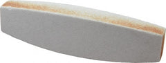 Grier Abrasives - 60 Grit Aluminum Oxide Boat (Shape) Polishing Stone - Eagle Tool & Supply