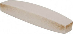 Grier Abrasives - 60 Grit Aluminum Oxide Boat (Shape) Polishing Stone - Medium Grade, 2-1/2" Wide x 9" Long x 1-1/2" Thick - Eagle Tool & Supply