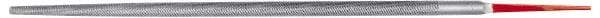 Simonds File - 8" Long, Smooth Cut, Round American-Pattern File - Double Cut, Tang - Eagle Tool & Supply