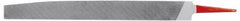 Simonds File - 6" Long, Smooth Cut, Knife American-Pattern File - Double Cut, Tang - Eagle Tool & Supply