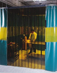 Singer Safety - 7' High x 6' Wide x 0.08mm Thick Bronze Welding Strip Curtain - Bronze - Eagle Tool & Supply