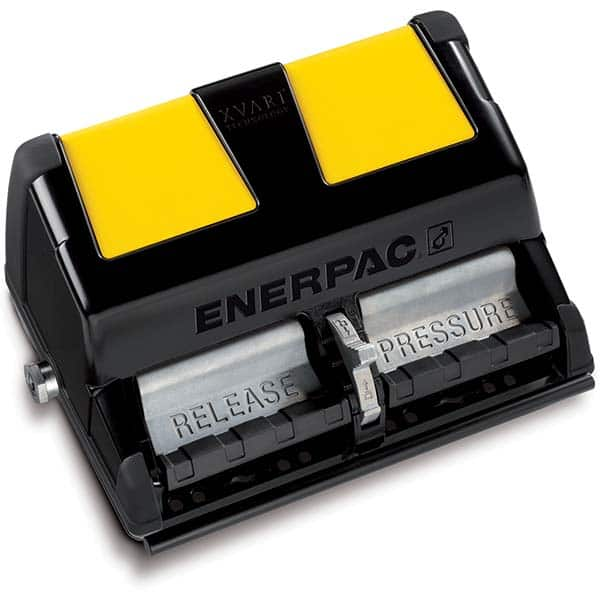 Enerpac - Power Hydraulic Pumps & Jacks Type: Air-Hydraulic Pressure Rating (psi): 5000 - Eagle Tool & Supply