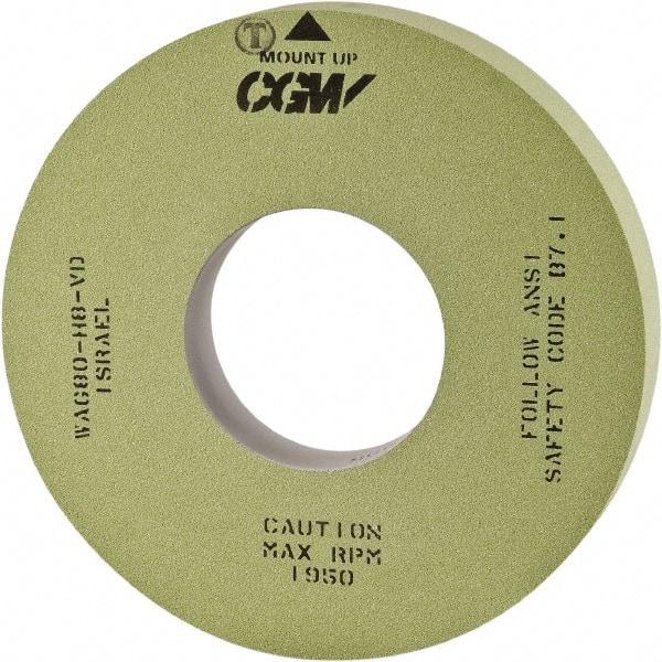 Camel Grinding Wheels - 24" Diam x 12" Hole x 3" Wide Centerless & Cylindrical Grinding Wheel - 80 Grit, Aluminum Oxide, Type 1, Vitrified Bond, No Recess - Eagle Tool & Supply