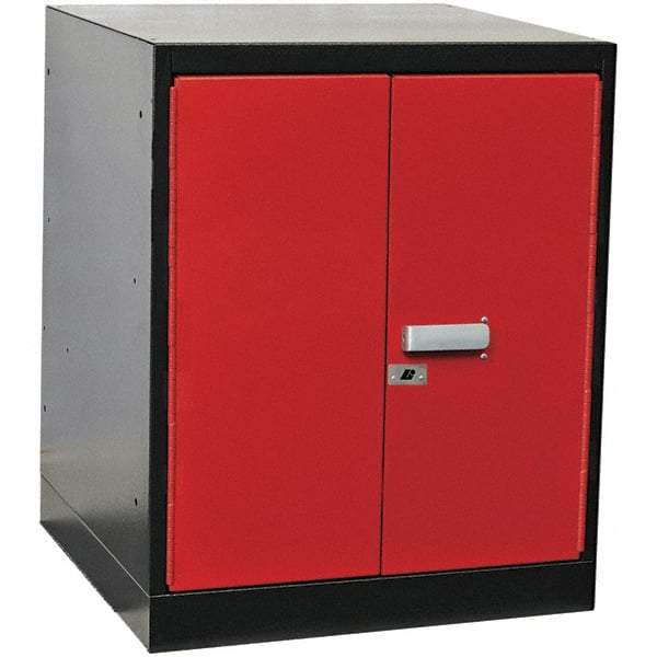 Hallowell - Steel Workbench & Workstation Pedestal - 24" Deep, 32" High, Use with Fort Knox Modular Utility Storage & Workbench System - Eagle Tool & Supply