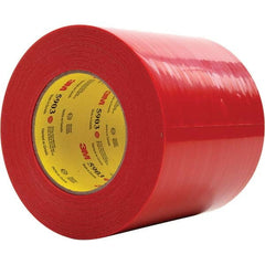 3M - 60 Yd x 5" x 7.5 mil Red Polyethylene Cloth Duct Tape - Eagle Tool & Supply